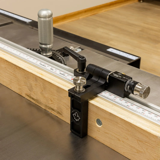 JessEm Micro Adjuster Flip Stop - Precision Miter Gauge Stop for Mite-R-Excel II™