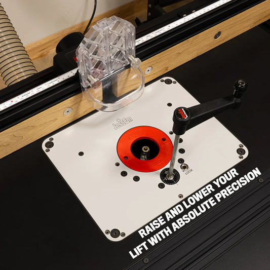 JessEm Rout-R-Lift 3.5XT - Precision Router Lift for 3.5" Router Motors