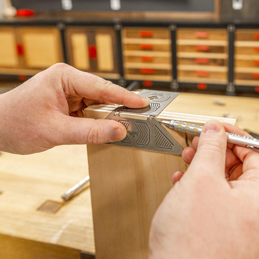 JessEm Saddle Squares - Stainless Steel Dovetail Marking Squares Set