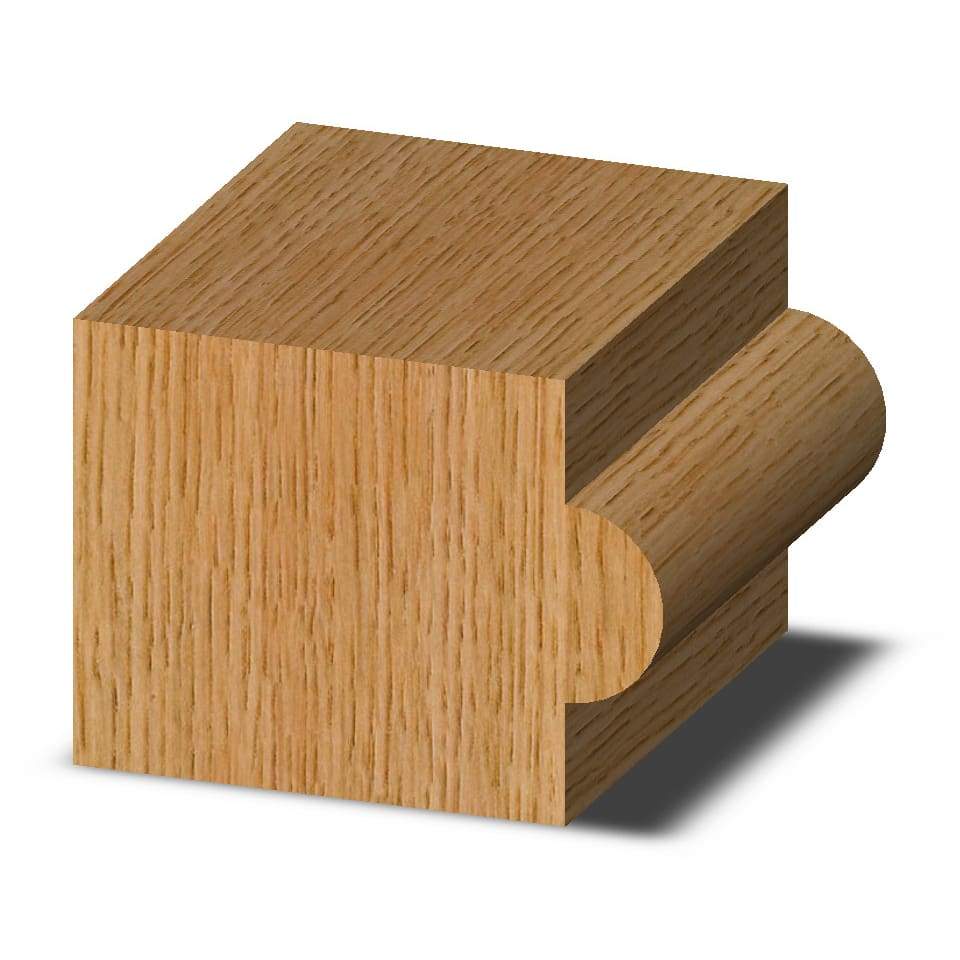1/4" Half Round Bit with 1/8" Radius