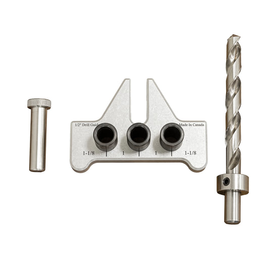 JessEm 1/2" Dowelling Jig Kit - Precision Dowel Guide Kit