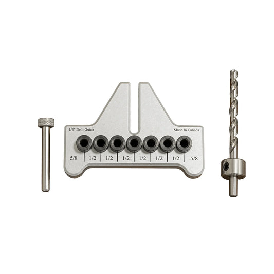 JessEm 1/4" Dowelling Jig Kit - Precision Dowel Guide Kit