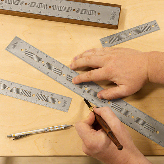 JessEm Precision Rules - Stainless Steel Precision Rulers with Flex Grip®