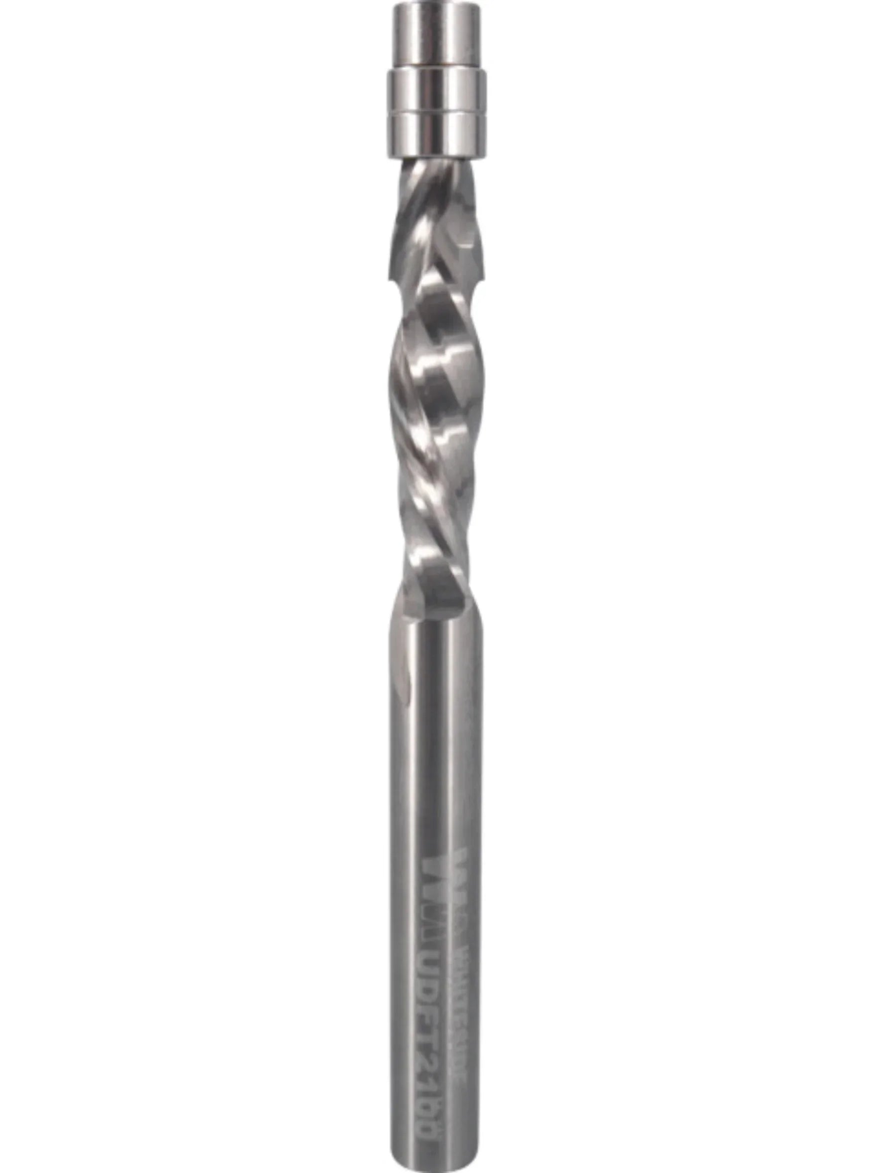 thumbnail image 2 of 1/4” Shank Solid Carbide Flush Trim Router Bit – Spiral Upcut With Bearing 2 of 3