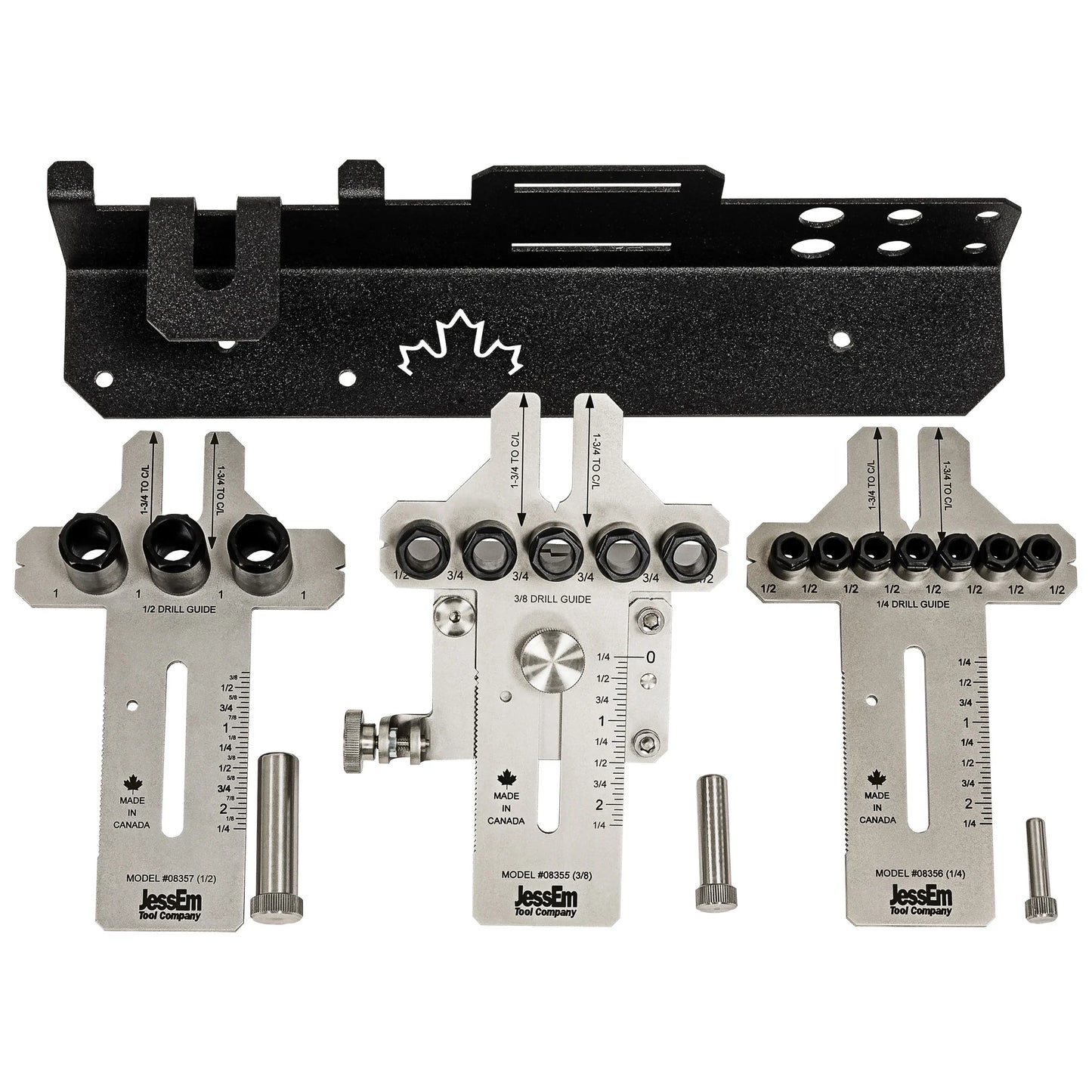 JessEm Stainless Steel Doweling Jig - Precision Dowel Joinery System