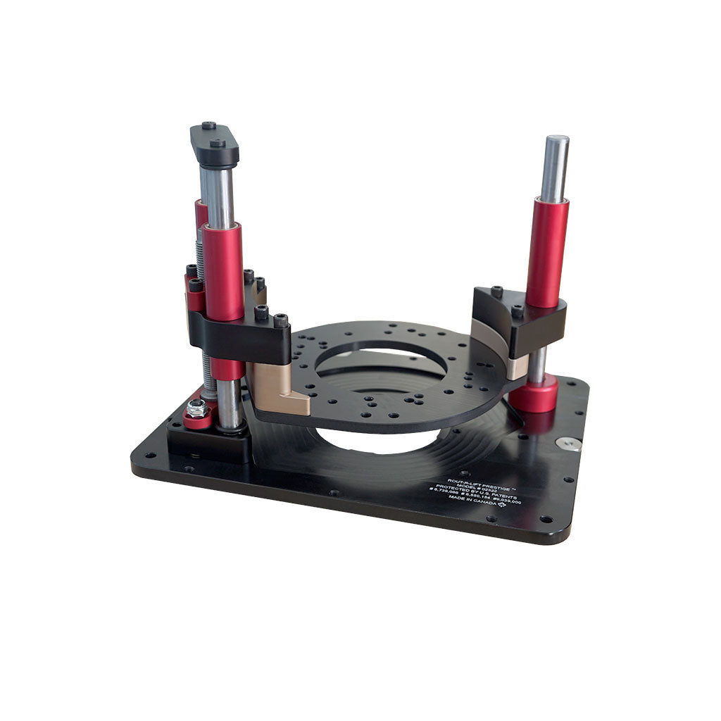 Rout-R-Lift Prestige for Plunge Based Routers Imperial and Metric Op –  JessEm Tool Company