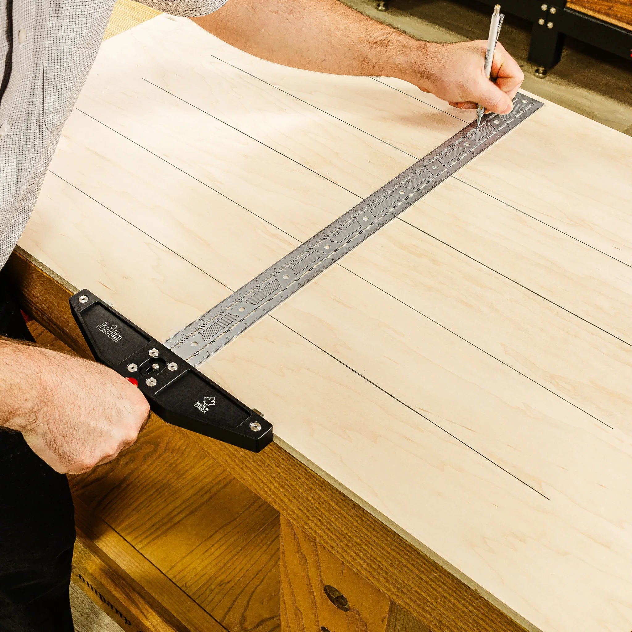 Using T Square JessEm Sword Squares - Precision T-Squares for Woodworking & Layout ...