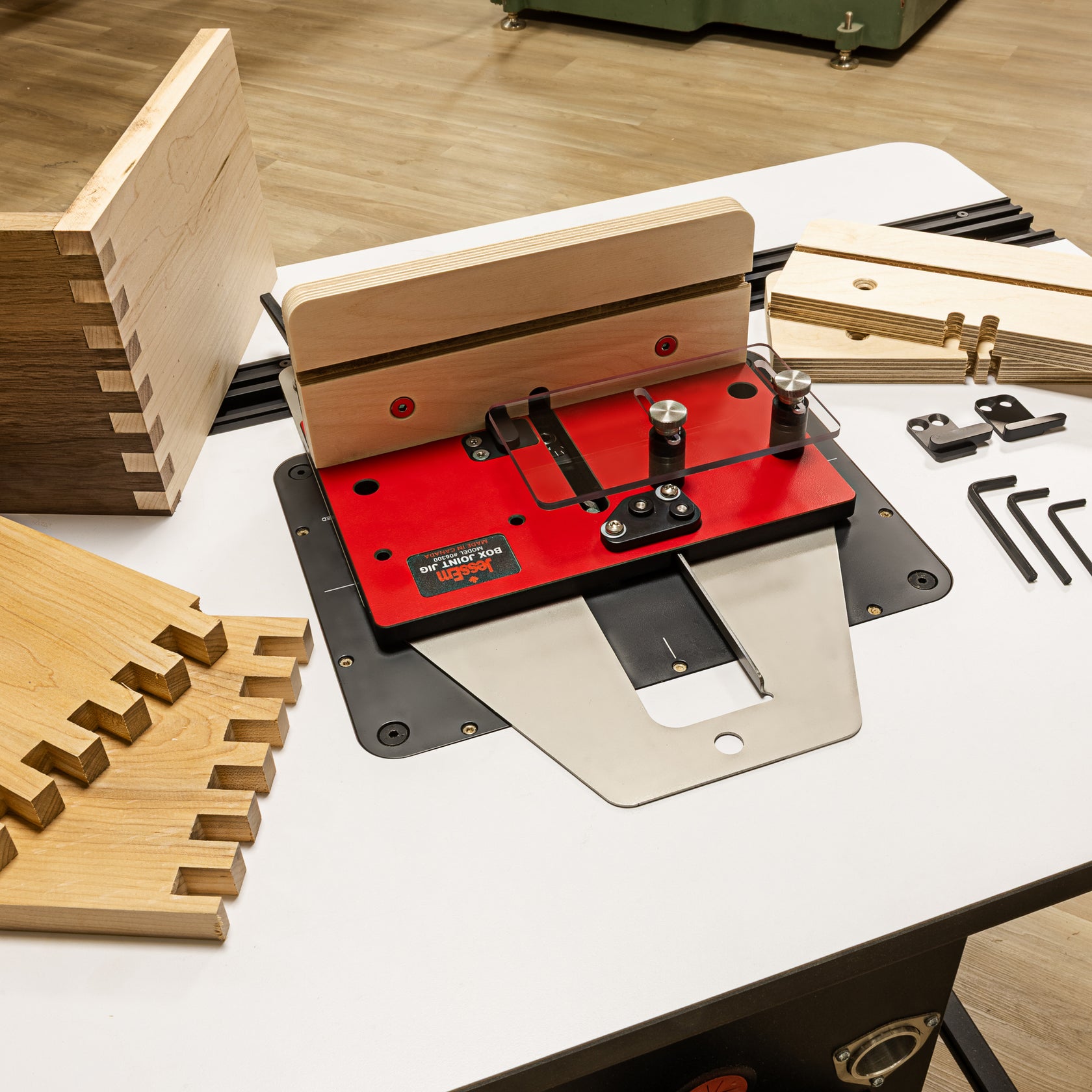 Box Joint Jig for Router Tables – JessEm Tool Company