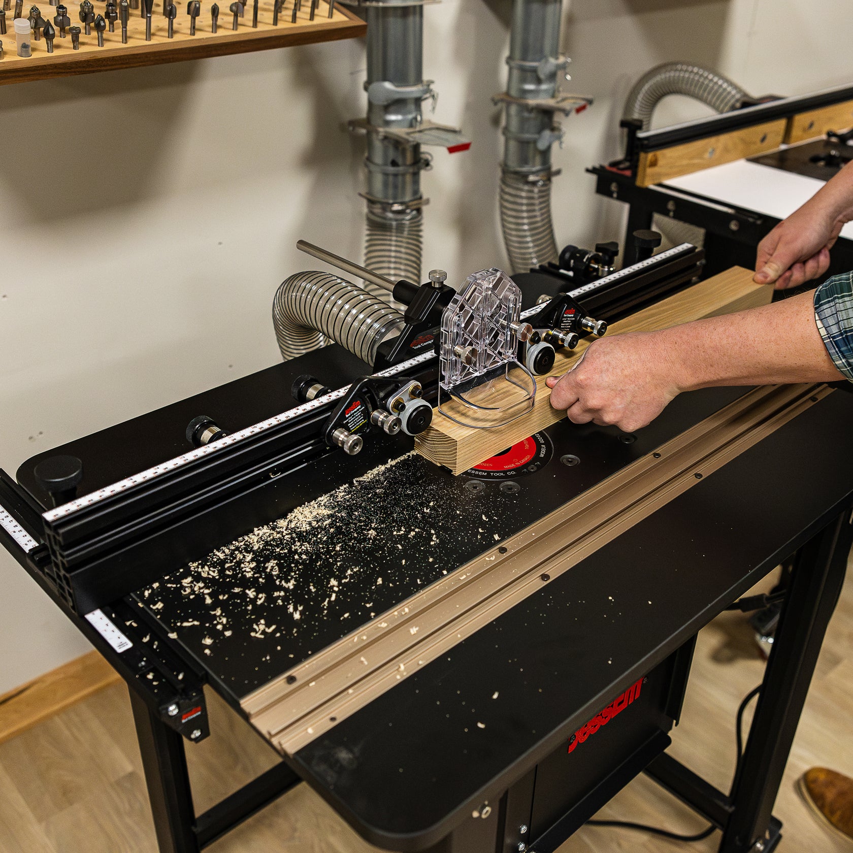 TA Fence for Router Tables With Jointing Feature JessEm Tool Company