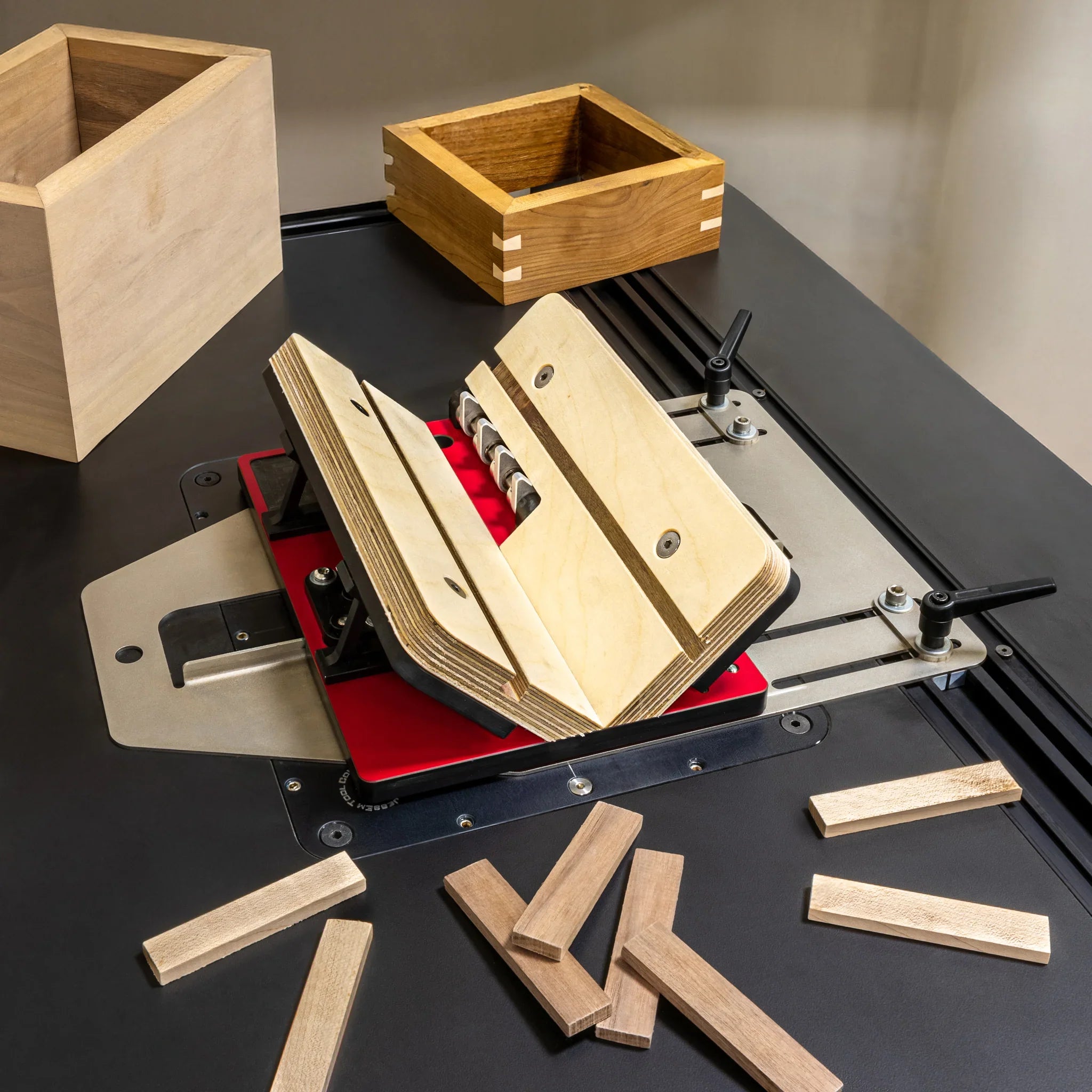 Spline Router JessEm Spline Jig | Router Table Spline Jig for Miter Joint Joinery ...