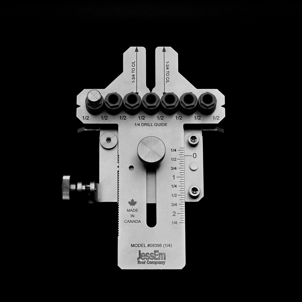 New Stainless Steel Dowelling Jig – JessEm Tool Company