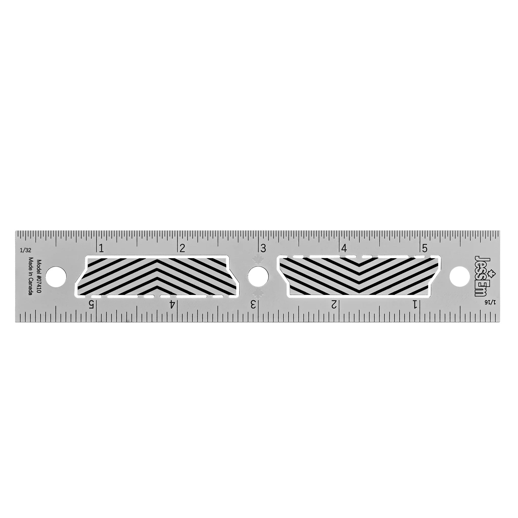 12 Inch Stainless Steel Ruler - Double Sided Metric Precision Measuring Tool