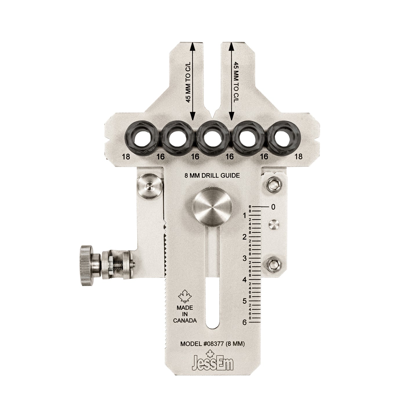 METRIC - Stainless Steel Dowelling Jig FACTORY SECONDS