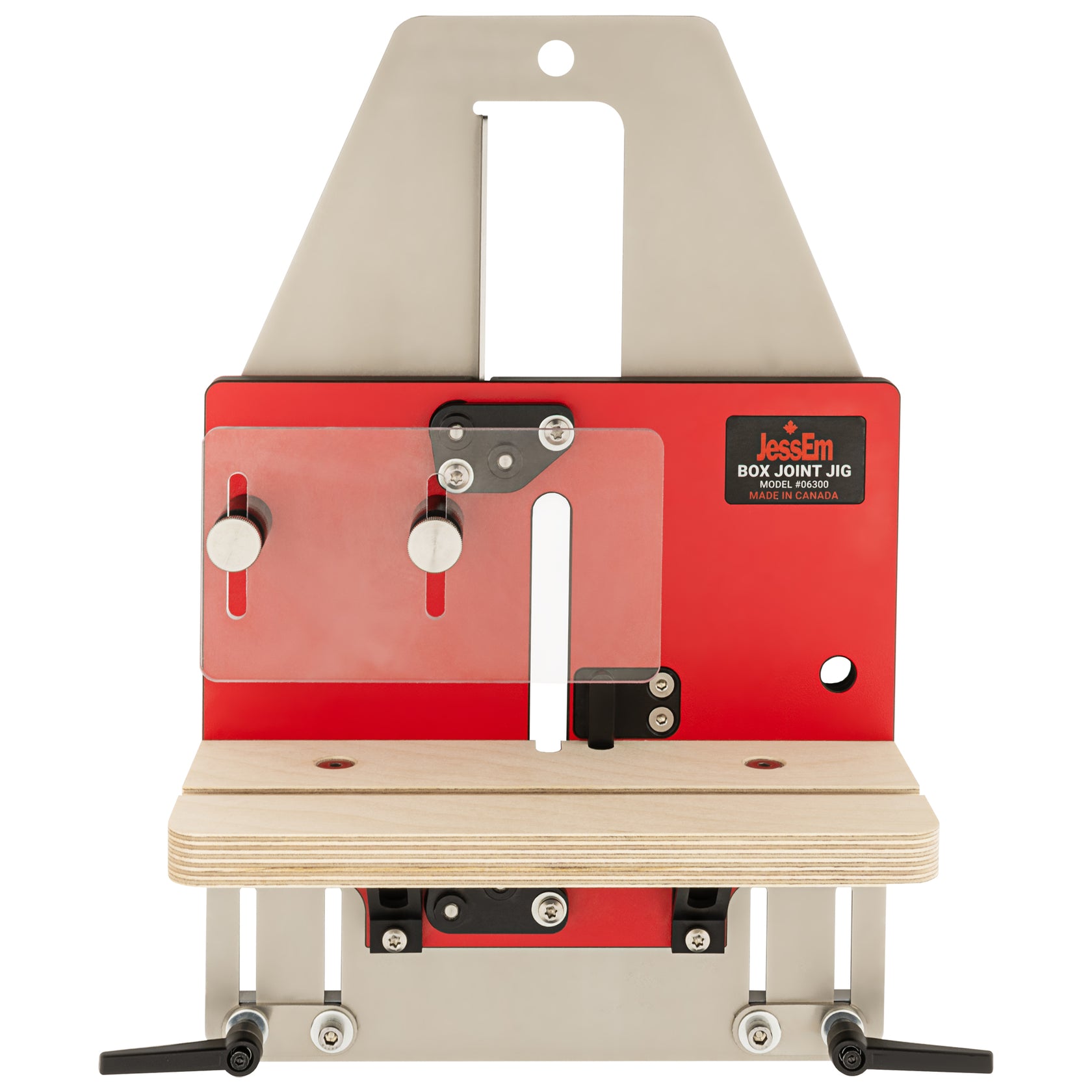 Aluminum Box Joint Jig For Table Saw Miter Gauge - 17.7x2.4x1.2in Woodworking Jig Accessory | Easy & Safe Finger Joints