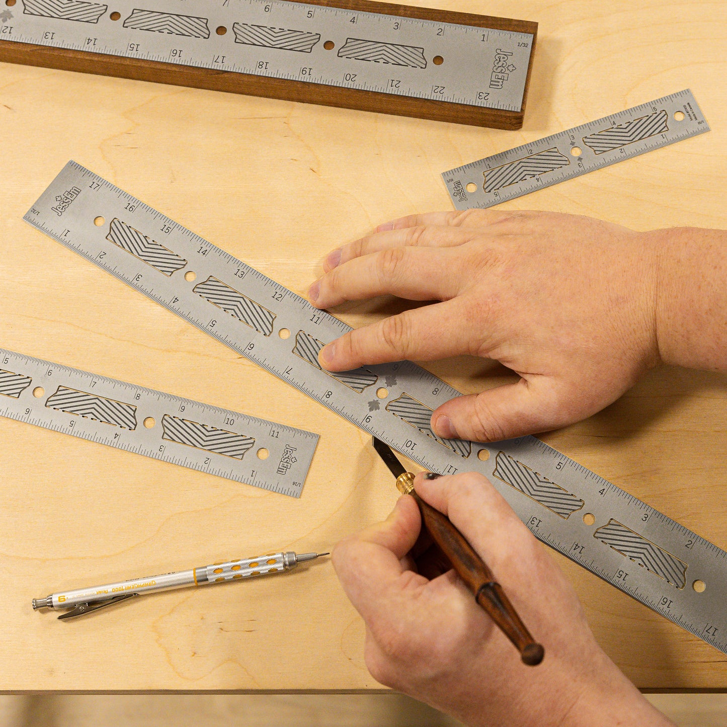 NEW Stainless Steel Precision Rulers