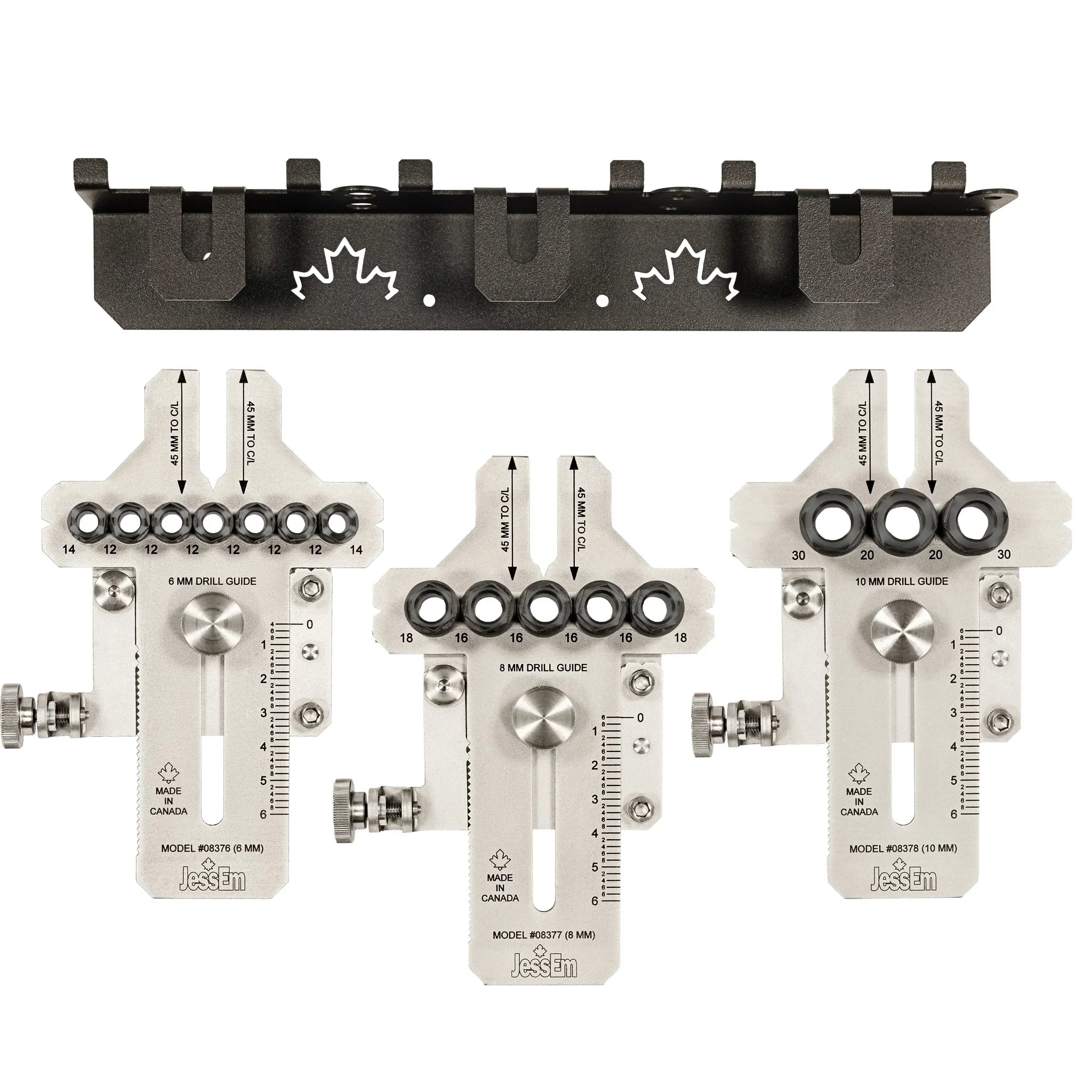 METRIC - Stainless Steel Dowelling Jig – JessEm Tool Company