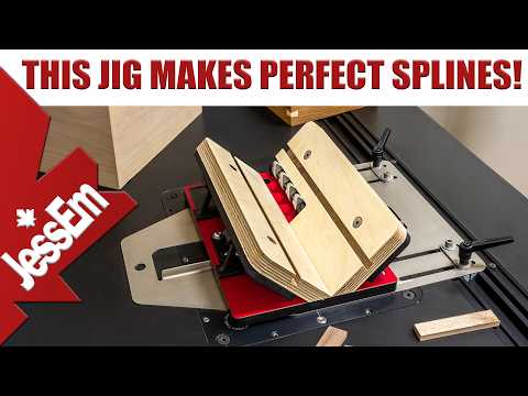 JessEm Spline Jig  Precision Router Table Jig for Decorative Spline Joinery