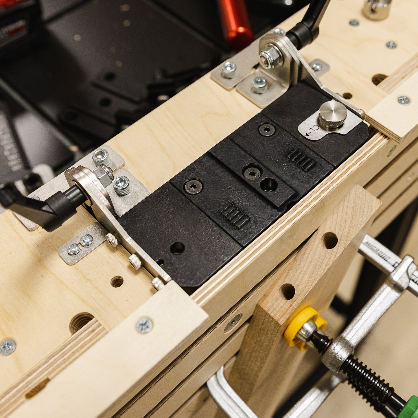 Dowelling Jig Mounting Plate for Workstation