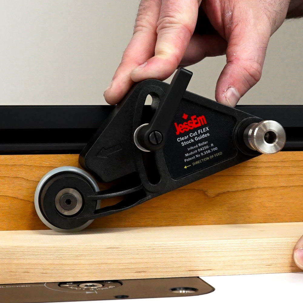 JessEm Clear-Cut™ FLEX Stock Guides - Router Table Roller Guide System ...